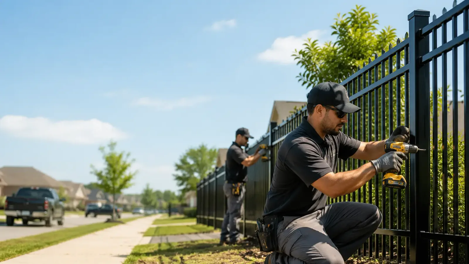 Metal Fence Installation in Beaumont, TX